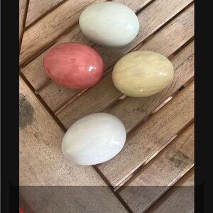 Ceramic hand painted eggs